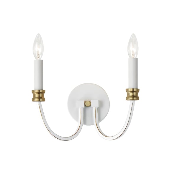 Maxim Lighting Charlton 2-Light Wall Sconce 11372WWTGL - main
